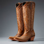 Womens Leather Cowgirl Boots