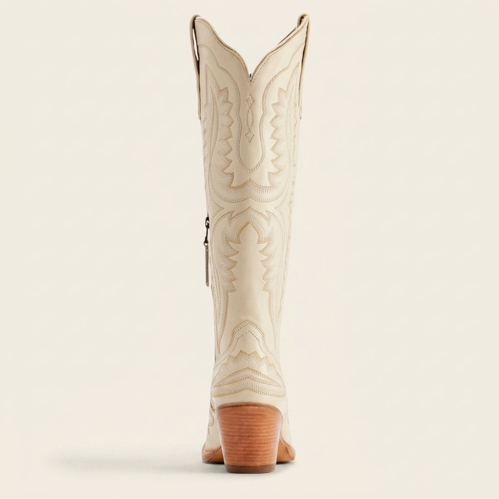 Womens Leather Cowgirl Boots