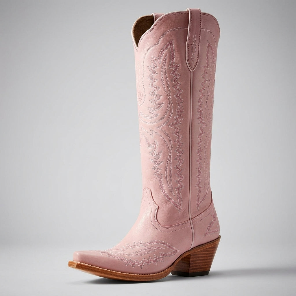 Womens Leather Cowgirl Boots