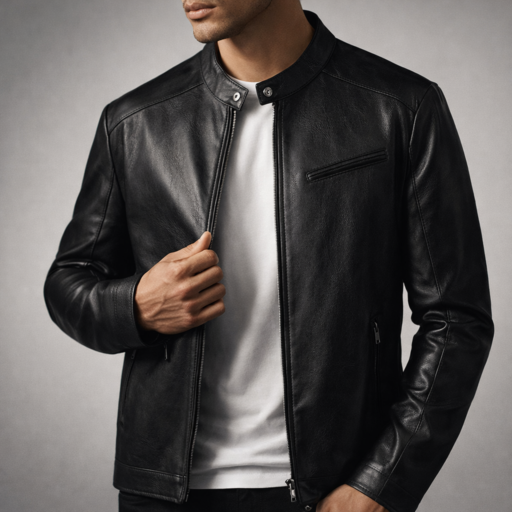 Ashton Mens Leather Jacket