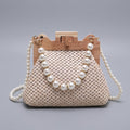 Ivory Pearl Crossbody Bag