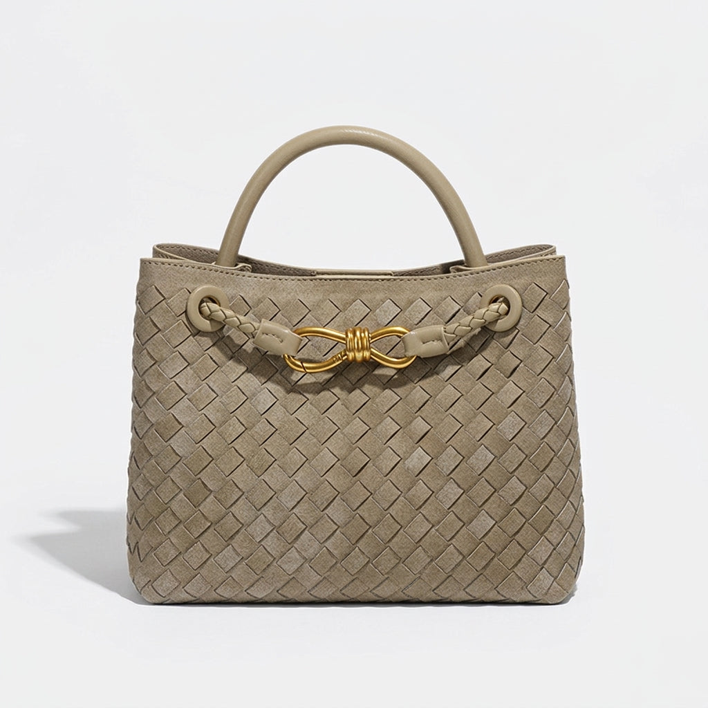 Valentina Suede Leather Handbag