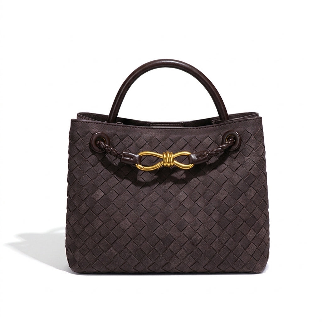 Valentina Suede Leather Handbag