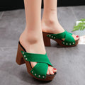 Open Toe Platform Heels