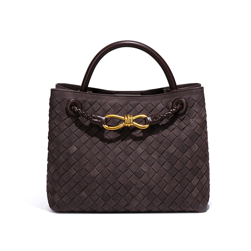 Valentina Suede Leather Handbag