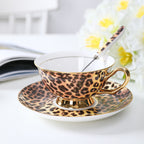 Luxury Leopard Tea Cup Set