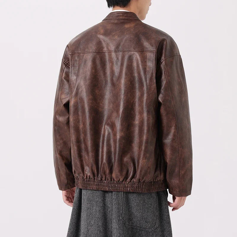 Kyoto Mens Leather Jacket