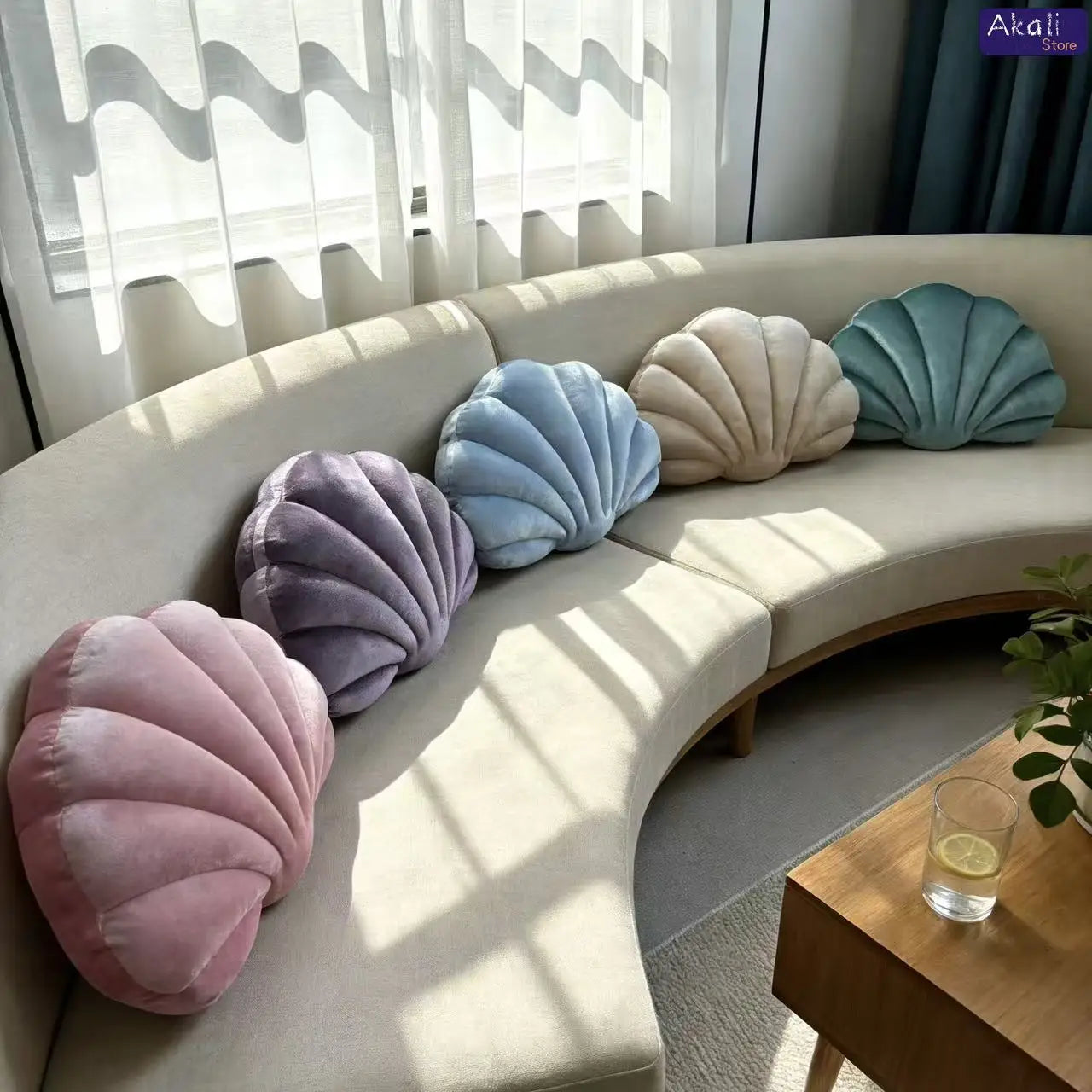 Coastal Clam Pillow