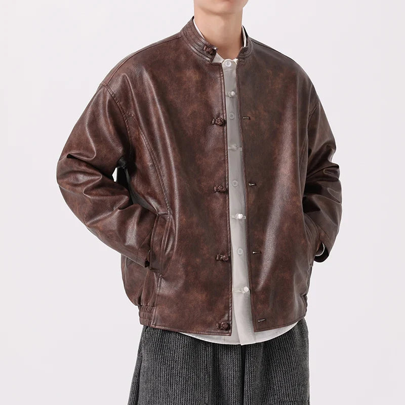 Kyoto Mens Leather Jacket
