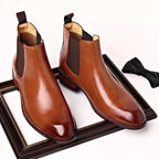 Lorenzo Genuine Leather Chelsea Boots