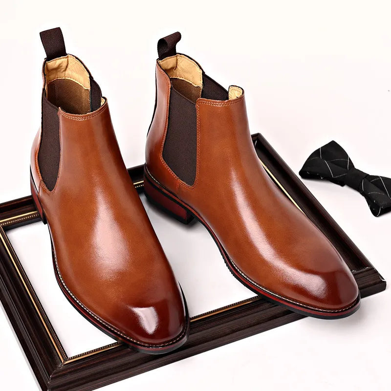Lorenzo Genuine Leather Chelsea Boots