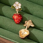 Rosalie Strawberry Drop Earrings