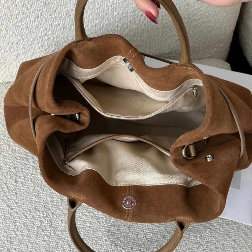 Selena Suede Tote Bag