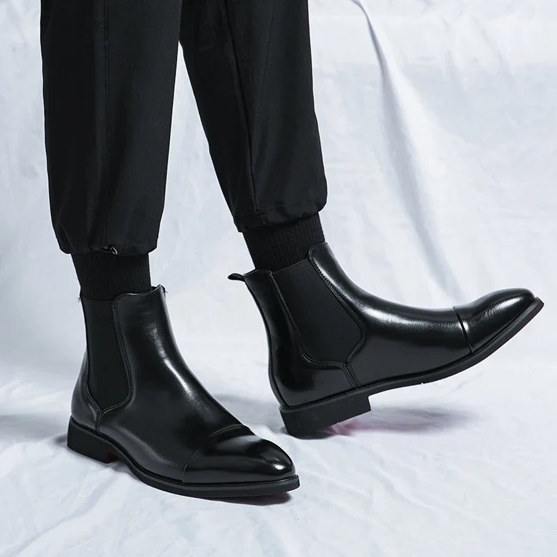 Annibale Leather Chelsea Boots
