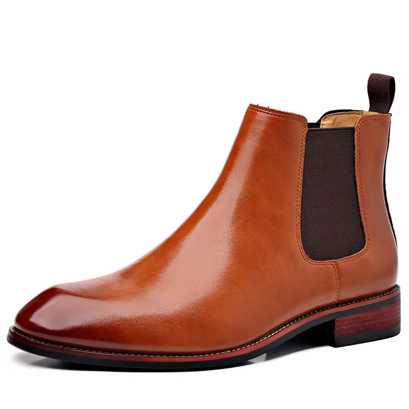 Lorenzo Genuine Leather Chelsea Boots
