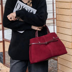 Selena Suede Tote Bag