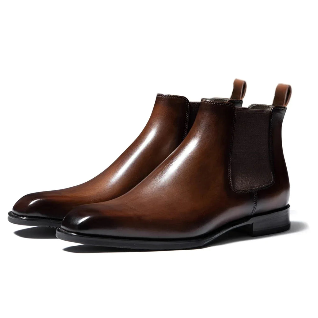 Leandro Genuine Leather Chelsea Boots