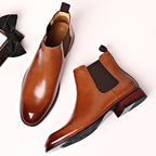 Lorenzo Genuine Leather Chelsea Boots