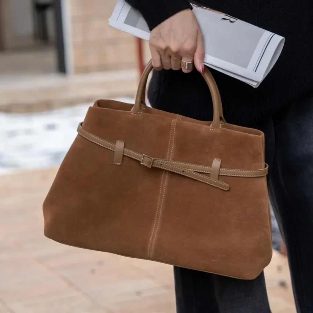 Selena Suede Tote Bag
