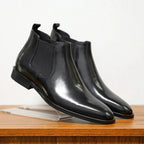 Leandro Genuine Leather Chelsea Boots