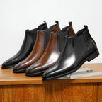 Leandro Genuine Leather Chelsea Boots