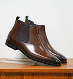 Leandro Genuine Leather Chelsea Boots