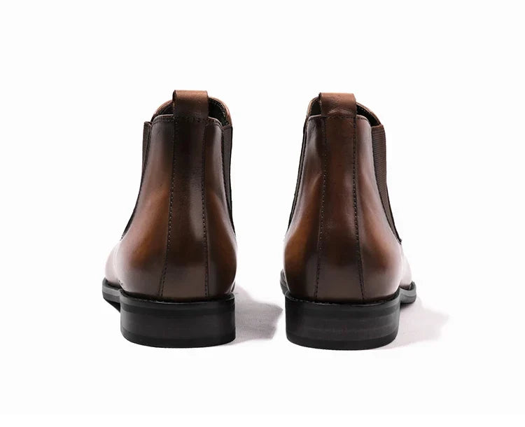 Leandro Genuine Leather Chelsea Boots