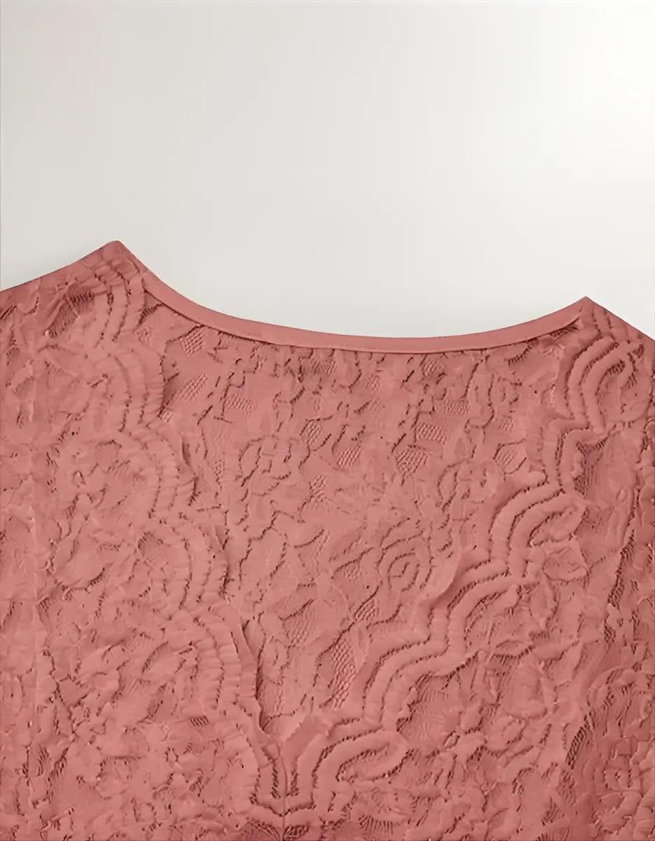 Women's Lace V Neck Top | Ruthven_11