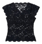 Women's Lace V Neck Top | Ruthven_19