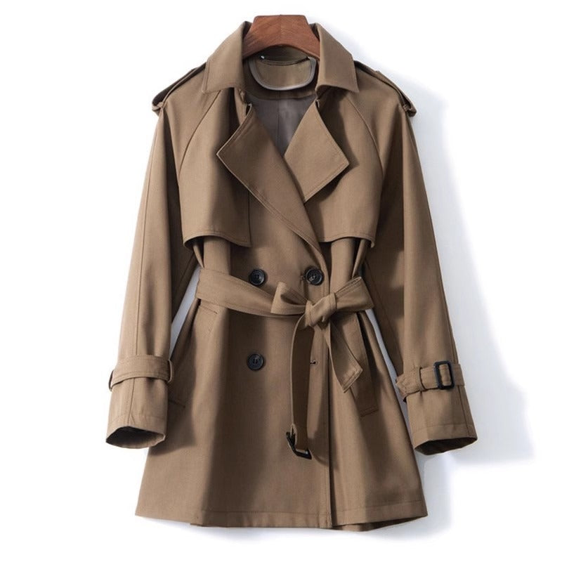 Laura Womens Trench Coat