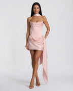 Women's Satin Corset Mini Dress | Emmeline_12