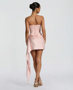 Women's Satin Corset Mini Dress | Emmeline_13