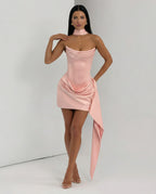 Women's Satin Corset Mini Dress | Emmeline_15