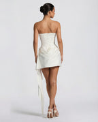 Women's Satin Corset Mini Dress | Emmeline_9
