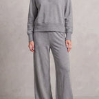 Women's V-Neck Wide Leg Lounge Set | Willoughby_1