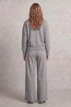 Women's V-Neck Wide Leg Lounge Set | Willoughby_4