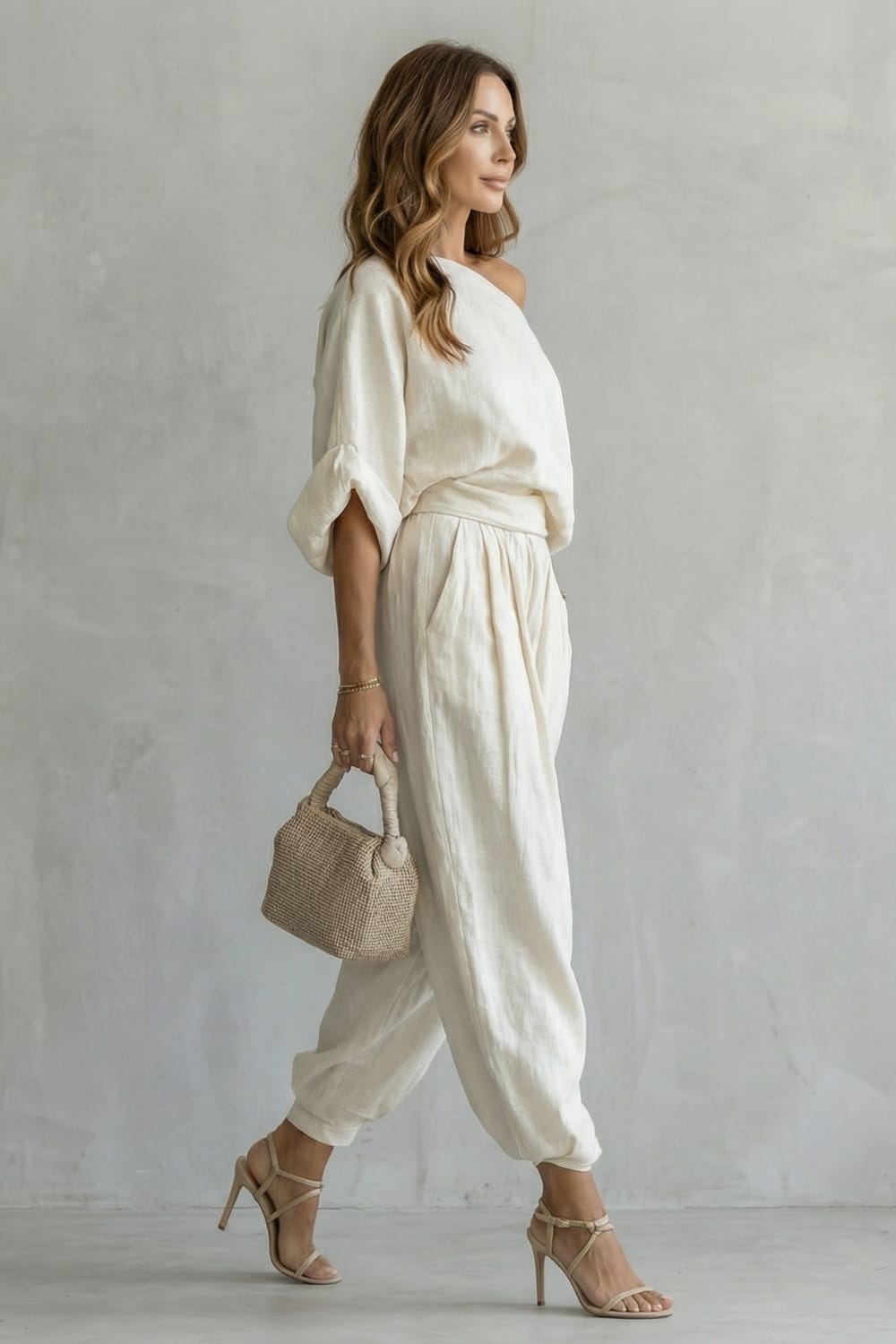 Women's Off Shoulder Two Piece Set | Winsford_3