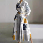 Women's Long Sleeve Wrap Maxi Dress | Glenmara_1