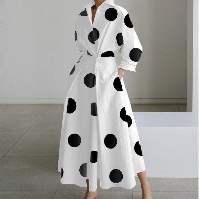 Women's Long Sleeve Wrap Maxi Dress | Glenmara_12