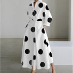 Women's Long Sleeve Wrap Maxi Dress | Glenmara_12
