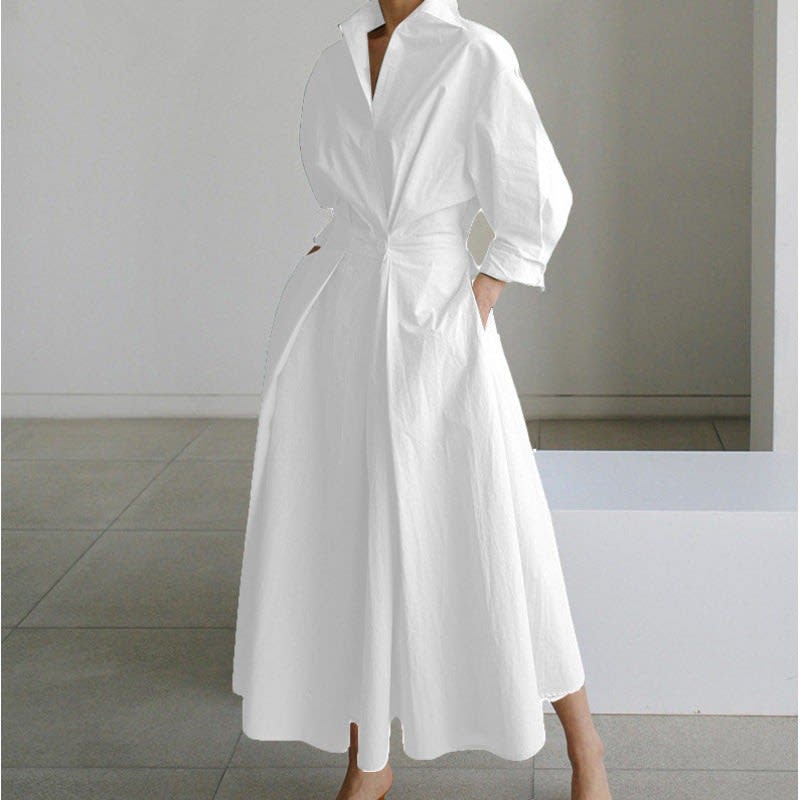 Women's Long Sleeve Wrap Maxi Dress | Glenmara_14