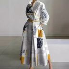 Women's Long Sleeve Wrap Maxi Dress | Glenmara_16