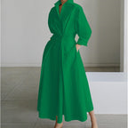 Women's Long Sleeve Wrap Maxi Dress | Glenmara_3