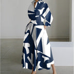 Women's Long Sleeve Wrap Maxi Dress | Glenmara_7