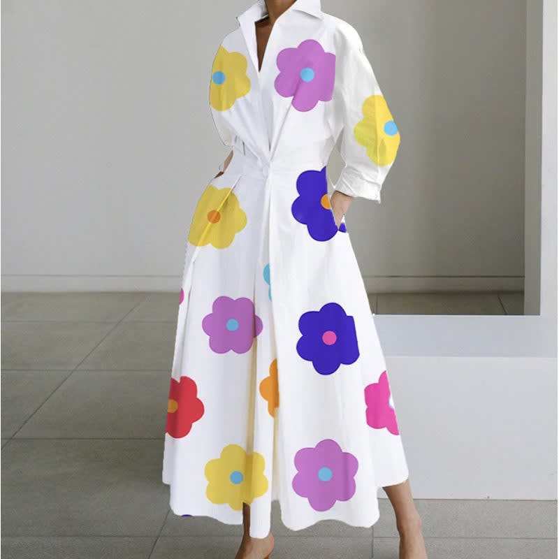 Women's Long Sleeve Wrap Maxi Dress | Glenmara_8