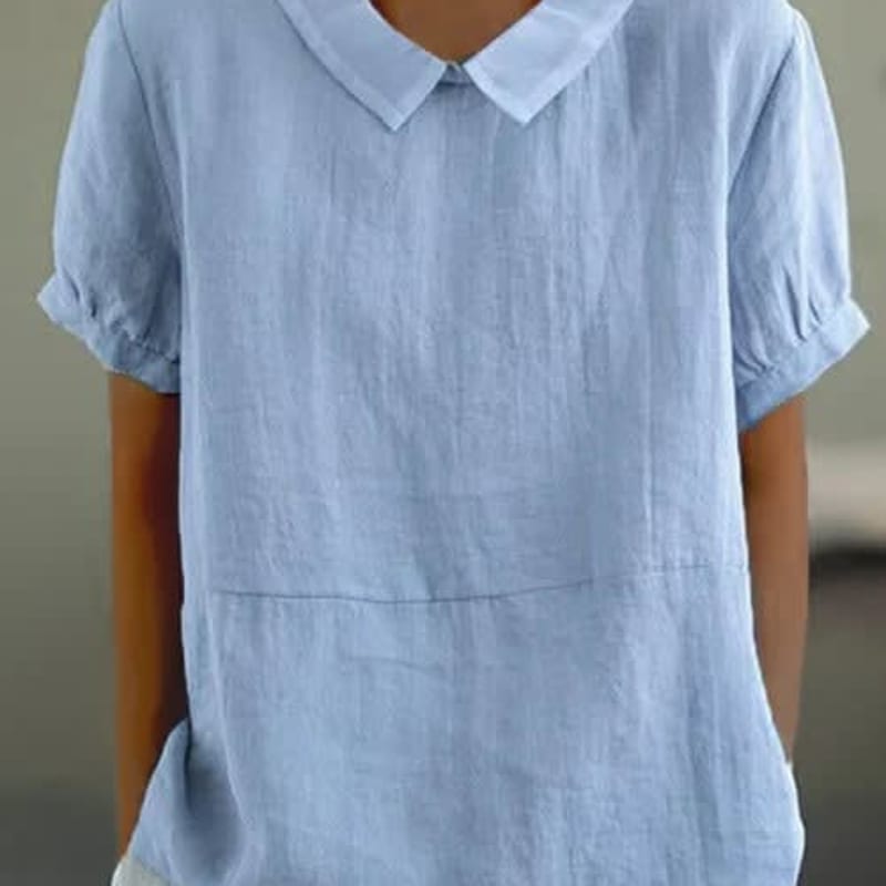 Women's Cotton Peter Pan Collar Blouse | Georgina_1