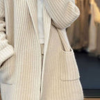 Women's Oversized Ribbed Knit Cardigan | Pomona_3
