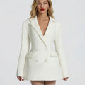 Women's Double Breasted Blazer Mini Dress | Dulcie_1