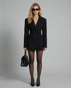 Women's Double Breasted Blazer Mini Dress | Dulcie_9