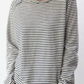 Women's Striped Relaxed Fit Long Sleeve Top | Lilias_1